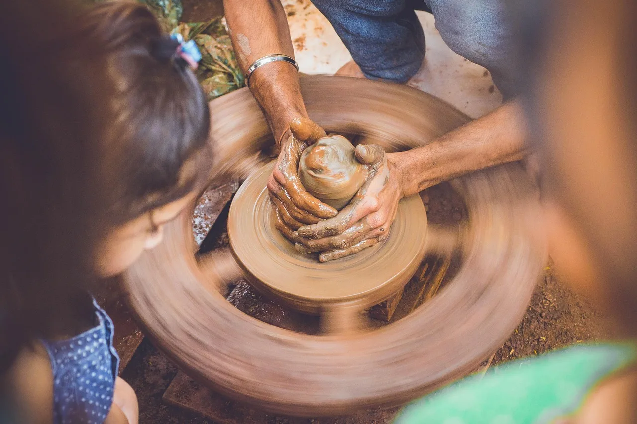 hands, pottery, pot, brown, wheel, mud, craftsmanship, clay, shaping, working hands, moulding, skill, expertise, pottery, pottery, pottery, pottery, pottery, clay, skill, skill, skill, skill, expertise. Beginner project: four questions for a studio visit