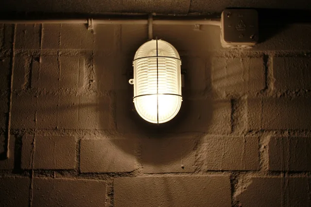 basement lamp, masonry, basement, cellar, grim, cellar vault. Setting up a basement studio in Quebec or Ontario, permits, insurance and landlord rules